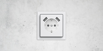 SCHUKO® USB-Steckdose bei Bernhard Scheller Elektro- u. Gebäudetechnik in Prosselsheim