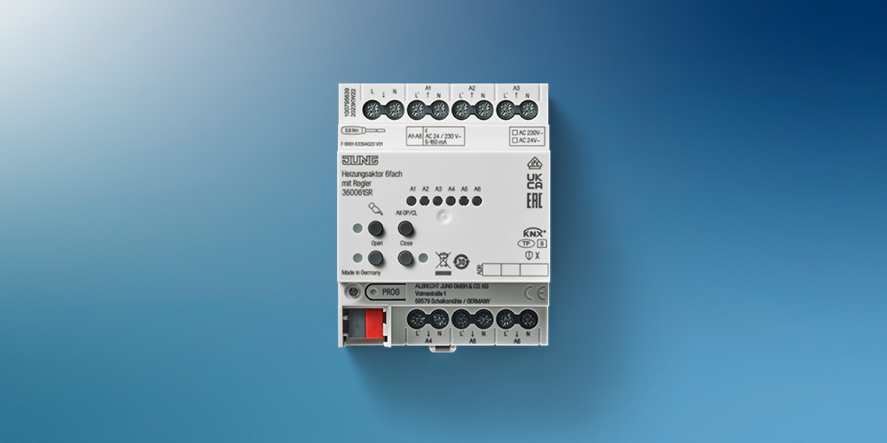 KNX Heizungsaktor 6-fach bei Bernhard Scheller Elektro- u. Gebäudetechnik in Prosselsheim