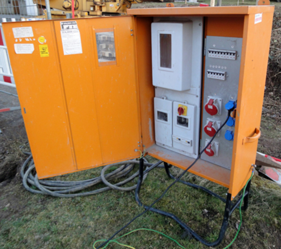 Baustromkasten bei Bernhard Scheller Elektro- u. Gebäudetechnik in Prosselsheim