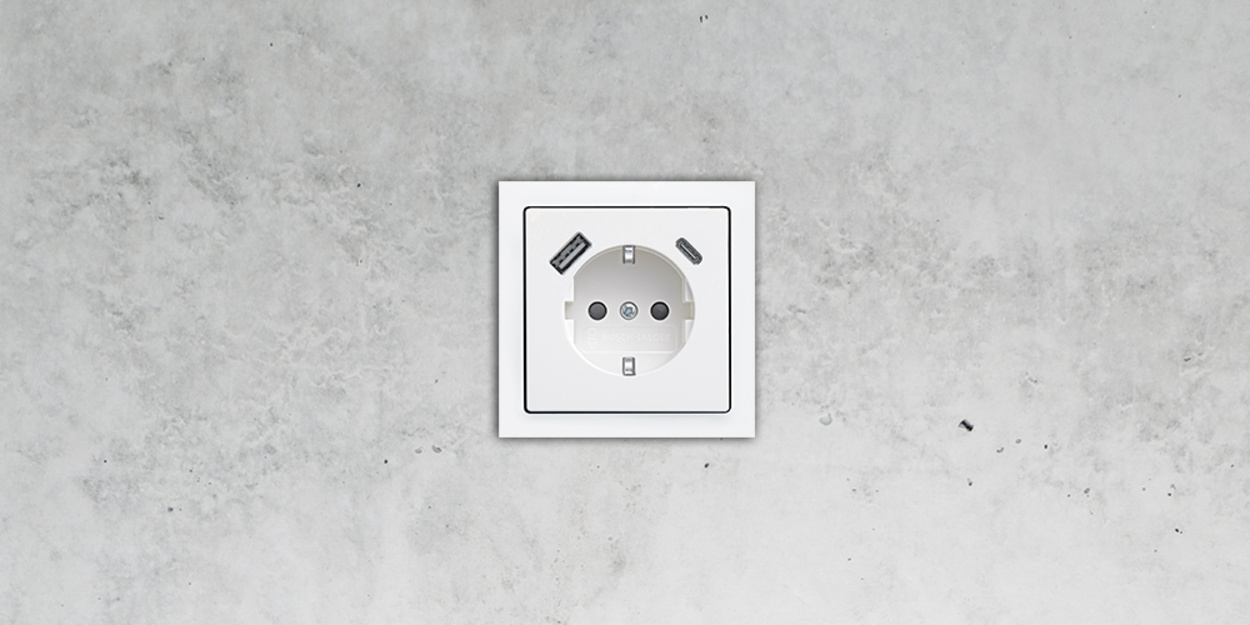 SCHUKO® USB-Steckdose bei Bernhard Scheller Elektro- u. Gebäudetechnik in Prosselsheim